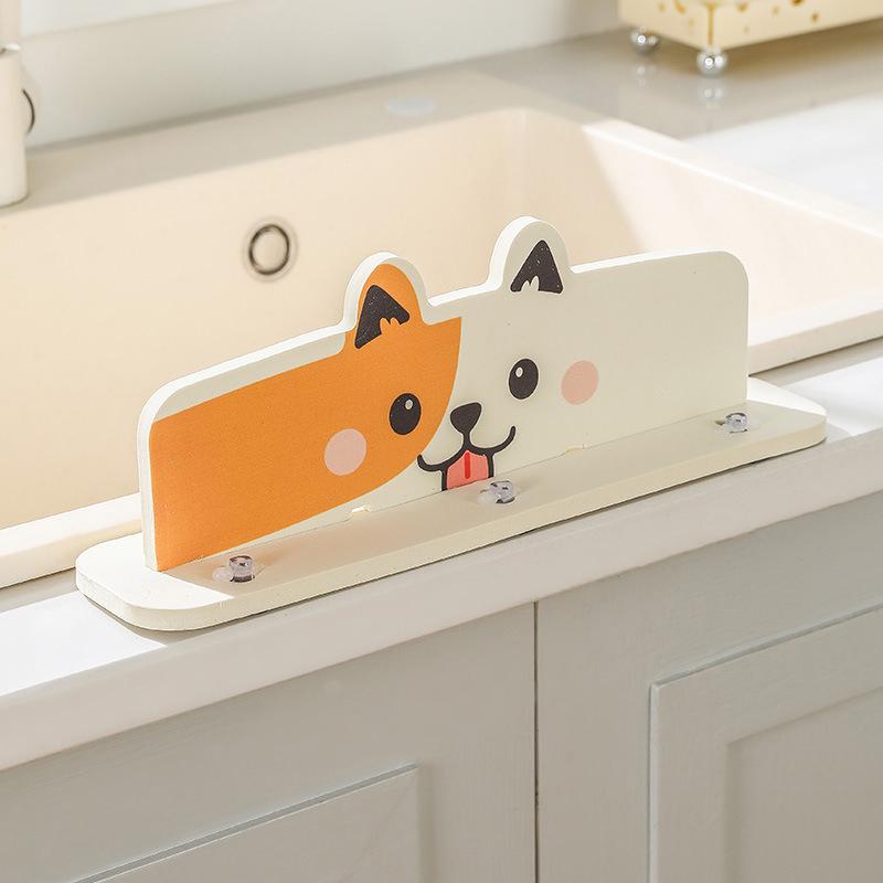 Силиконовый брызговик для кухонной раковины, защита от брызг воды при мытье, водонепроницаемый экран от брызг, барная стойка, защита от воды