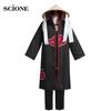 Scione Anime Cartoon Uchiha Itachi Cosplay Halloween Christmas Party Costume Cloak Hat Full Set