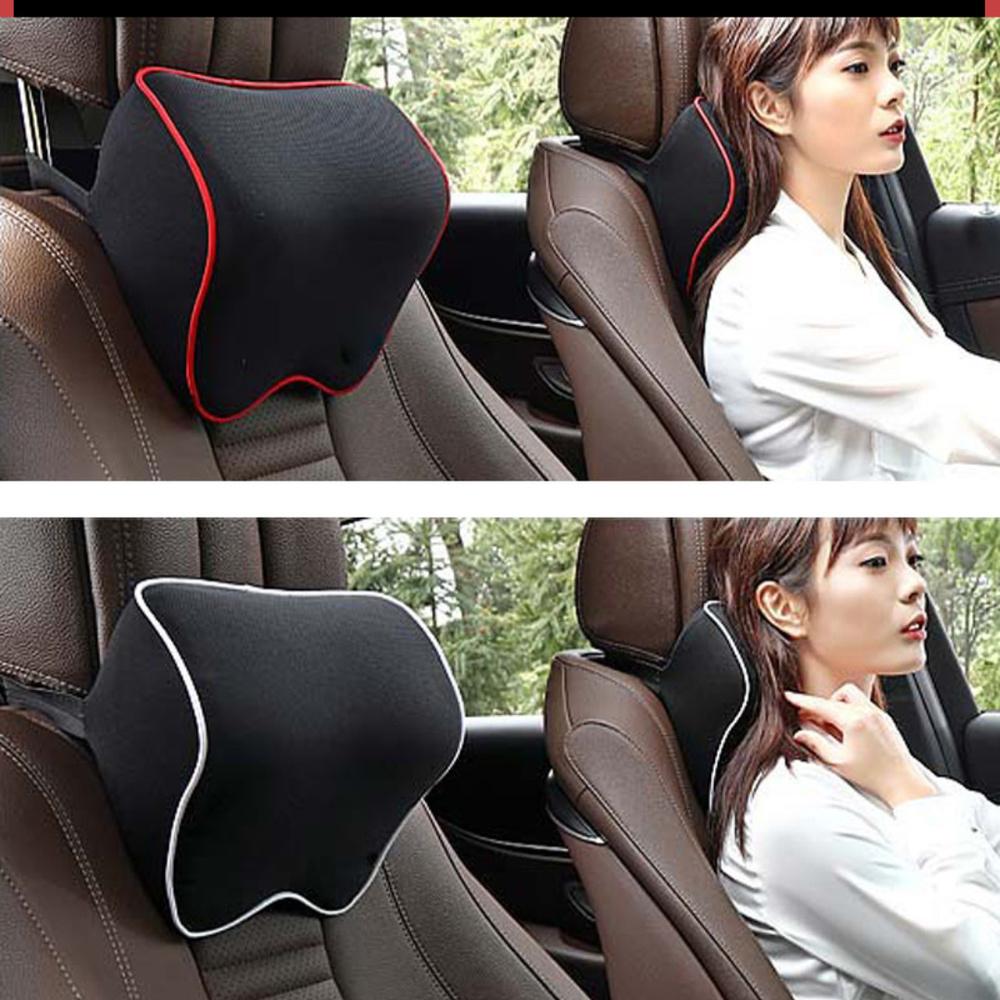 Car Memory Cotton Neck Headrest Car Accessories Cushion Auto Seat Head Support Neck Protector Automobiles Seat Neck Rest