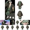 Костюм для косплея Урахары Киске, серый и зеленый, из полиэстера, для поклонников аниме