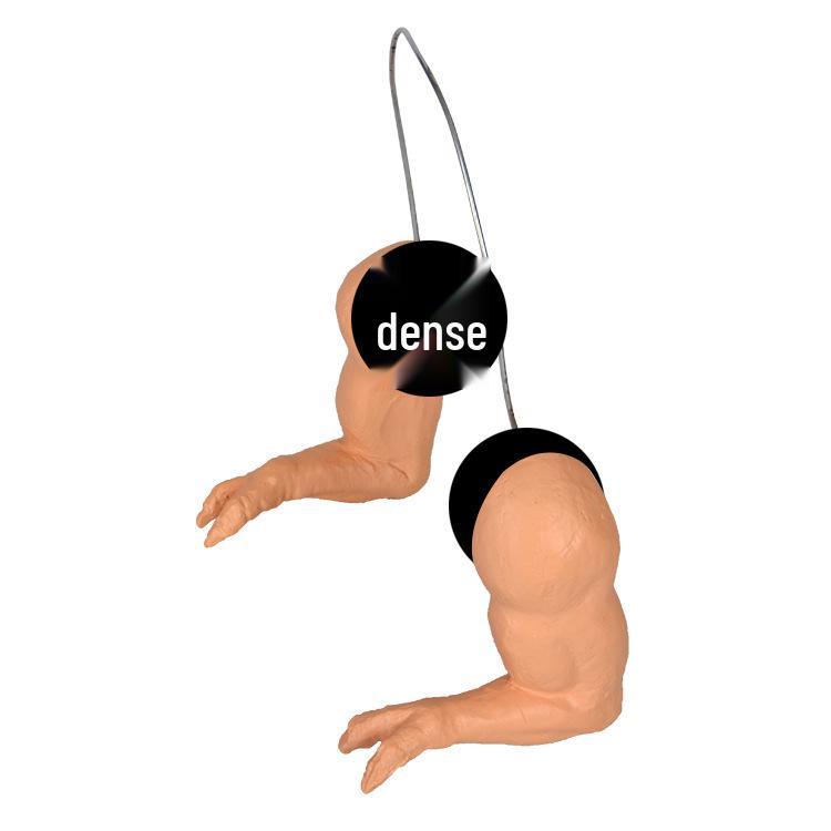 Игрушка-пранк для питомца «Мышцы динозавра» - Хэллоуин, куриная рука, кляп, подвеска