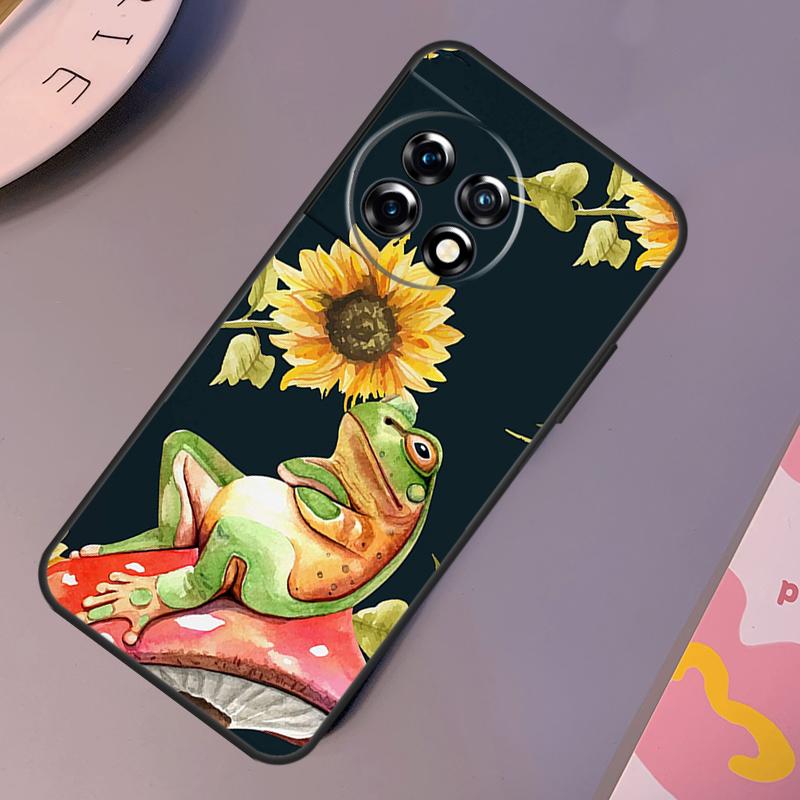 Коттеджкор Лягушка Грибы Эстетика Чехол Для OnePlus Nord 3 2T N10 N20 CE 2 Lite OnePlus 9 10 Pro 9RT 10R 10T 12R 11 12 Чехол
