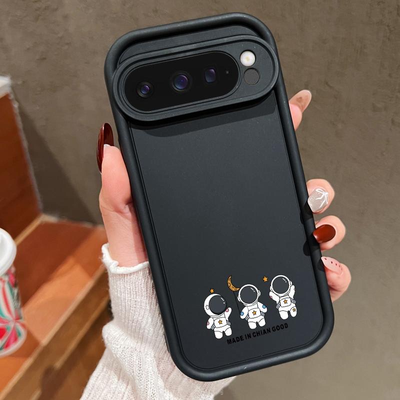 Милый чехол с изображением планеты, звезды, астронавта, TPU, противоударный чехол для Google Pixel 9 Pro XL 8 Pro 8A, защитный матовый мягкий чехол для телефона