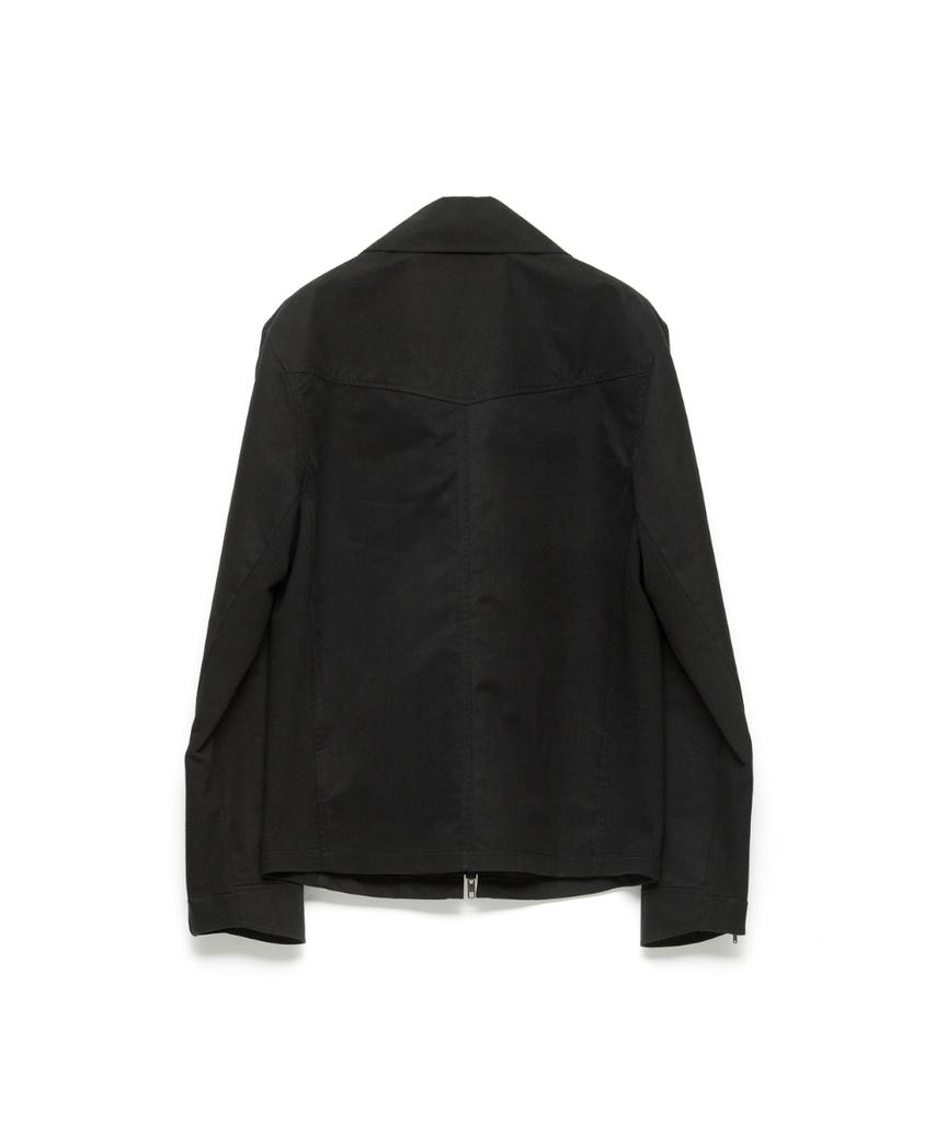 Hatchingroom Funnel Neck Jacket Black