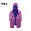 Cooling Fabric Cloak Towel Cloak, Hooded Cool Cape, Beach Cape Instant for Men Women Summer Yoga Camping