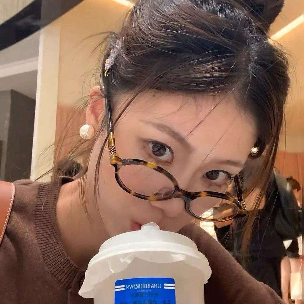 Очки для близорукости Оправа Черепаховая Маленькие Овальные Очки Ретро Универсальные Простые Женские Анти-Синие Плоские Очки