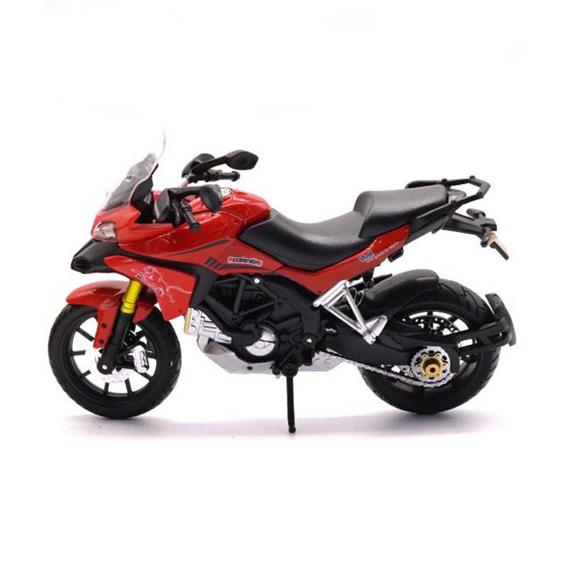 1/12 Ducati MTS Enduro литой мотоцикл модель игрушечный автомобиль коллекция автобайк амортизатор внедорожный автоцикл игрушки автомобиль