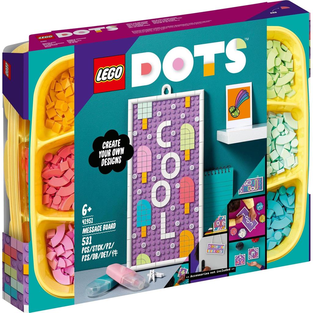 LEGO Доска объявлений Dots 41951 Игрушечный блок Подарочные украшения для творчества Мальчики Девочки 6 лет и старше
