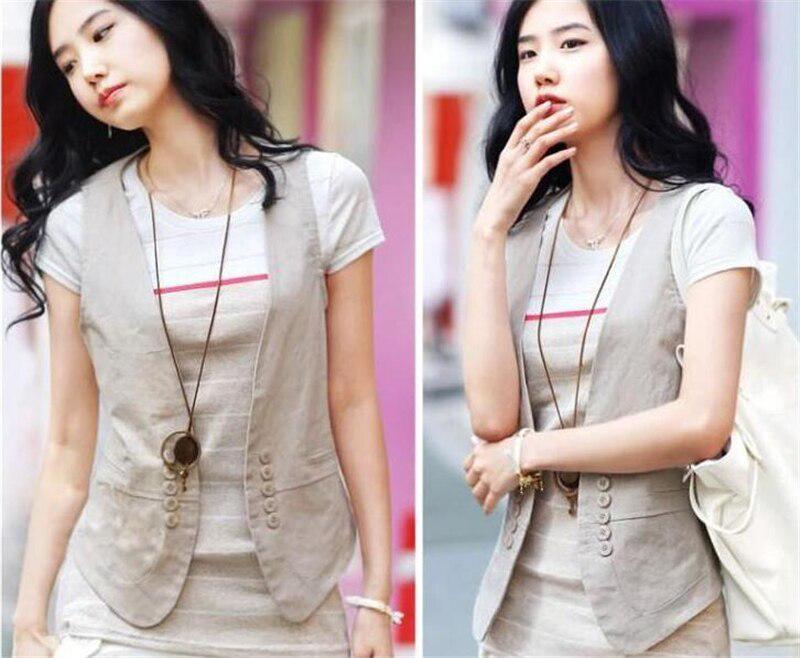 Женский жилет, офисная мода, тонкие пальто, корейский новый повседневный блейзер, черная куртка без рукавов, женский