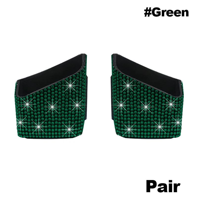 Автомобильный ящик для хранения сотовых телефонов Diamond Crystal, органайзер для автомобильного сиденья, подвесной держатель для кармана телефона, автомобильные аксессуары