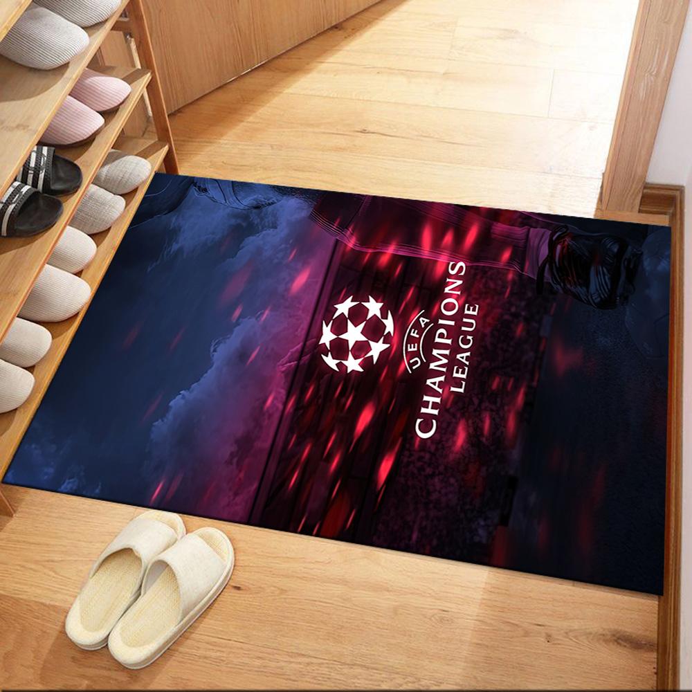 Liverpool Football Club Floor Mat Design For Game Room Hallway Balcony Playrooms Antislip Rug Office Home Decor