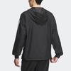 adidas Ветровка Neo Essentials с тремя полосками, куртки унисекс, черная IA4962