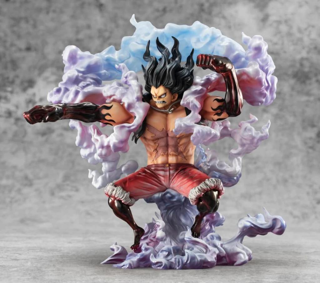 MegaHouse One Piece Monkey Luffy Gear 4 Snakeman окрашенная полная фигура Портрет Пиратов SA-MAXIMUM D. АБС и ПВХ