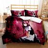 Штейнс;Комплект постельного белья Gate Односпальный Полуторный Двуспальный Кингсайз Комплект для кровати Взрослый Детский Спальня Комплекты пододеяльников 3D-принт Аниме Комплект простыней