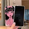 Мягкий прозрачный силиконовый чехол Comic Girl для Xiaomi Redmi Note 13 Pro 13C Samsung A35 A55 M35 S24 Huawei Honor 200 iPhone Camera Защитный противоударный чехол