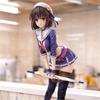 Anime Saekano How To Raise a Boring Girlfriend Figure Racing Girl Megumi Kato Take Umbrella Action Figure Sexy Girls Model