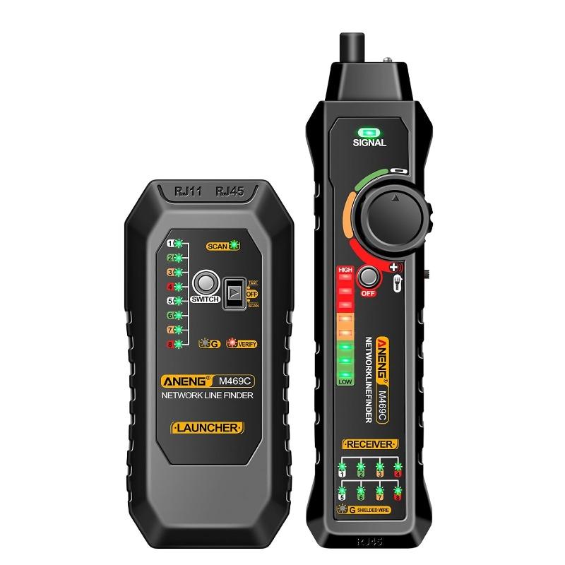 Network Cable Finder RJ45 RJ11 LAN Cable Tester Networking Tool Wire Tracker Receiver Trace Measure Network Repair Analyzers