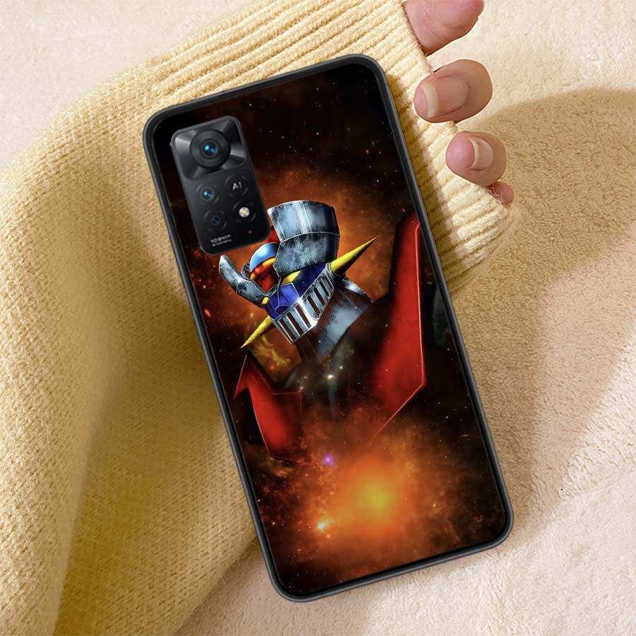 G-Goldorak UFO Робот Чехол для Телефона Для Redmi 13C 14C Note 14 13 Pro Plus 12 12C 10A 10C 10 9A 9C 9T 9 8 8A K80 K70 Pro Чехол TPU Sh