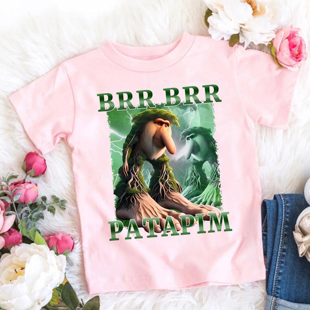 Summer Tops Italian Brainrot T-Shirt Cartoon Anime Print Clothes Round Neck Basic Tops Fashin Casual Loose T Shirts Gift Unisex