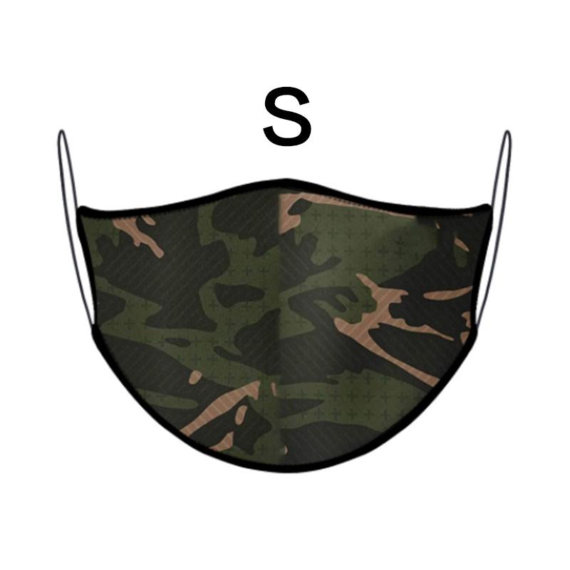 12 цветов Хэллоуин 3D печатная маска многоразовая рот-муфель Экологическая мода Спорт на открытом воздухе