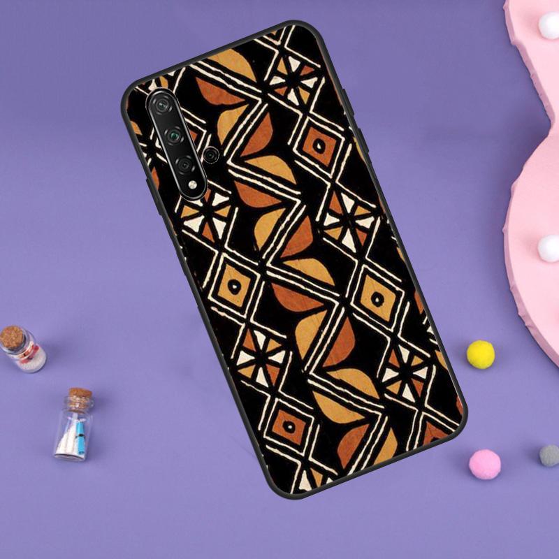 African Wax Print Design Case For Huawei P30 P20 P40 Lite Nova 5T 11i 8i 3i 9 10 SE 11 Pro Y90 Y70 Y61 Y60 Y91 Cover