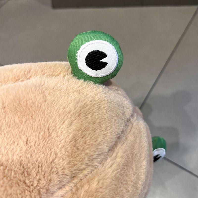 Fashion Autumn Winter Fisherman Hat Cute Soft Frog Hat Keep Warm Bucket Hats Outdoor