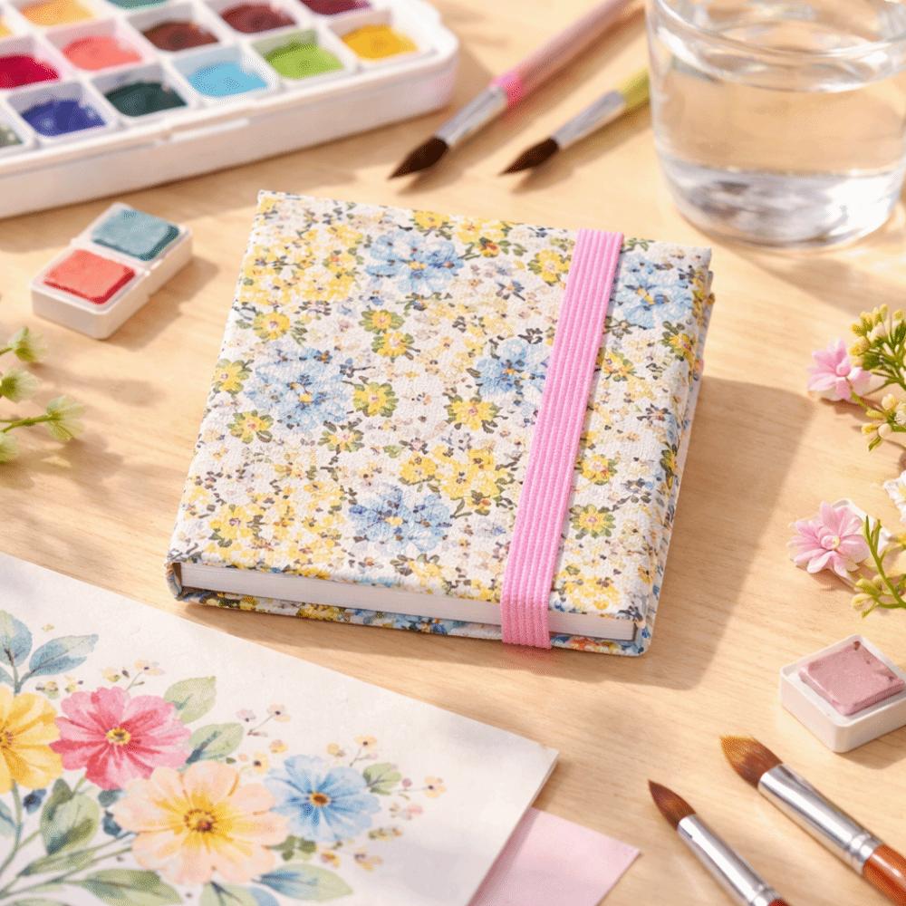 300gsm Wood Pulp Watercolor Sketchbook 20 Sheets Portable Sketchbook Students Painting