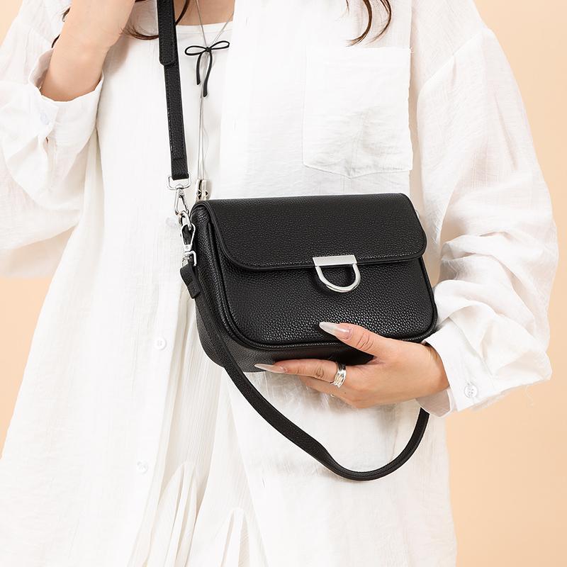 100% Genuine Leather Handbag  Fashion Solid Color Female Shoulder Crossbody Bag Women bags Designer Cowhide Ladies Tote Bags
