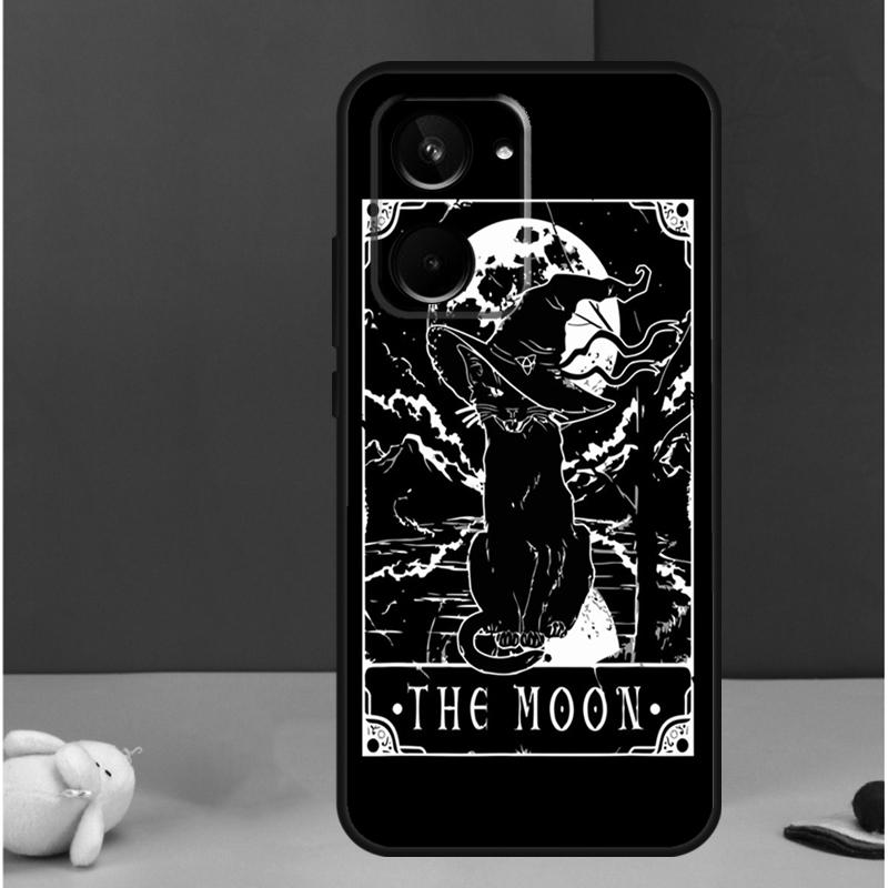 Moon Tarot Witch Cat For Realme C25s C21Y C33 C55 C11 C15 C30 C53 C51 GT Neo 5 GT3 GT5 9 10 11 12 Pro Plus Case