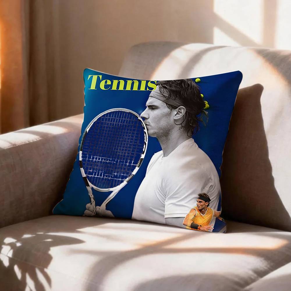 COOL Tennis RRafael Nadal Pillow Case Pattern Printed Pillowcase For Living Room Sofa Cushion Cover