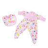 KEIUMI Lovely Doll Dress Suit For 17-18 Inch Reborn Baby Doll Clothing Strip Shirt Doll Suits Children Xmas Birthday Gifts