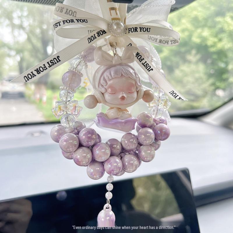 Роскошное украшение-бант на зеркало заднего вида для автомобиля Bubble Car - Ручная работа, DIY, Подарок