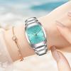 LIGE Original Luxury Elegant Quartz Watches for Women Square Fashion Stainless Casual Waterproof Date Ladies Clocks Reloj Mujer