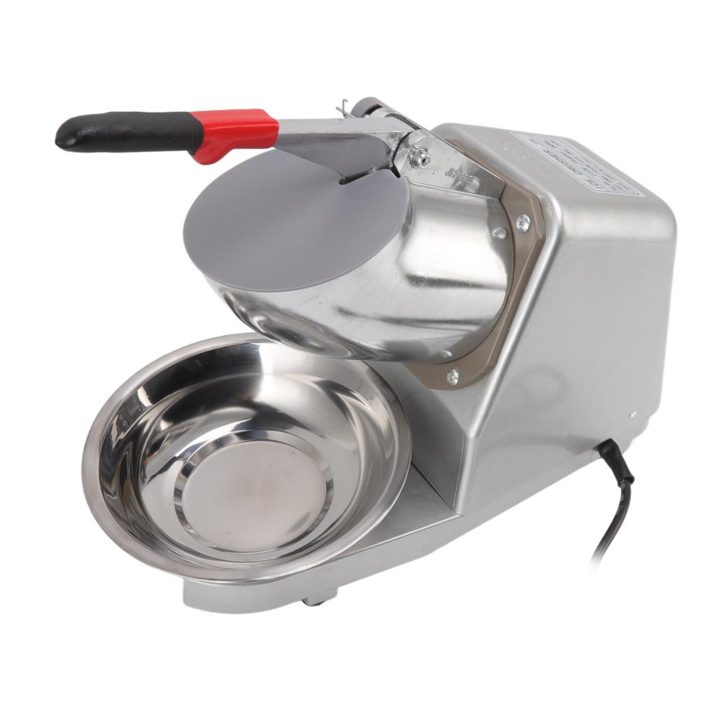Electric Ice Crusher Stainless Steel Dual Blades Food Grade Low Noise 300W Output Shaved Ice