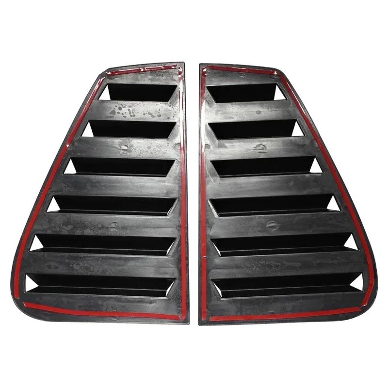 Для VW Golf 4 MK4 1997-2006 автомобиль задние треугольные жалюзи защитные наклейки ABS пластик заднее стекло жалюзи окна