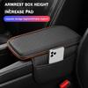 Универсальная подушка для подлокотника автомобиля, износостойкая защитная крышка для центральной консоли, подкладка для подлокотника автомобиля с карманом для хранения