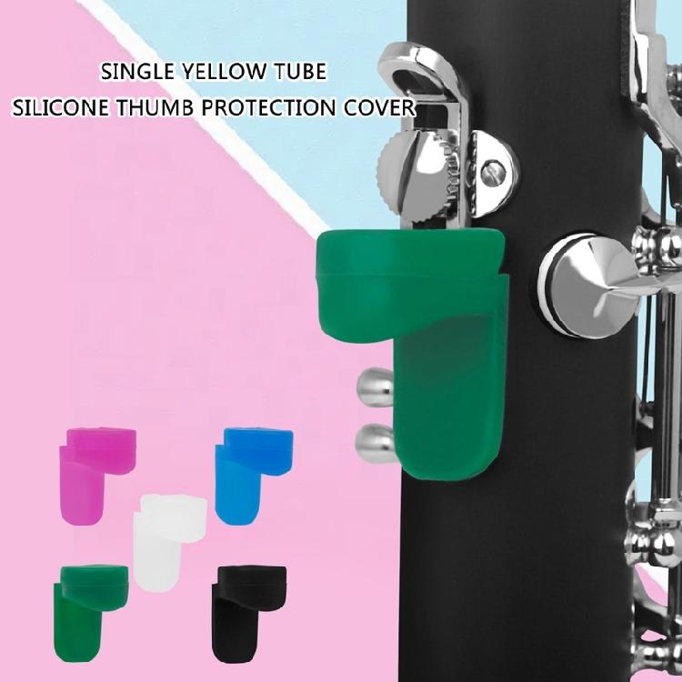 Clarinet Thumb Rest Finger Holder Nonslip Silicone Thumb Cushion Soft Silicone Thumb Rest Pad Colorful Thumb Protector