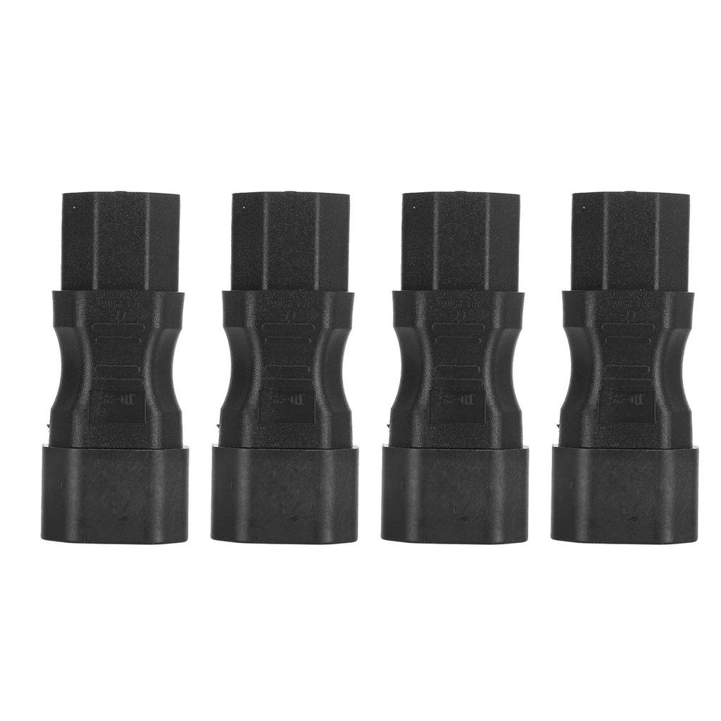 4Pcs IEC320 C14 To IEC320 C15 Power Adapter IEC320 C14 To C15 Power Adapter Connector for Laptop