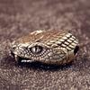 Snake Head EDC Pendant - Solid Brass/Nickel Silver Keychain & Paracord Accessory for Gear Attachment (New Arrival)