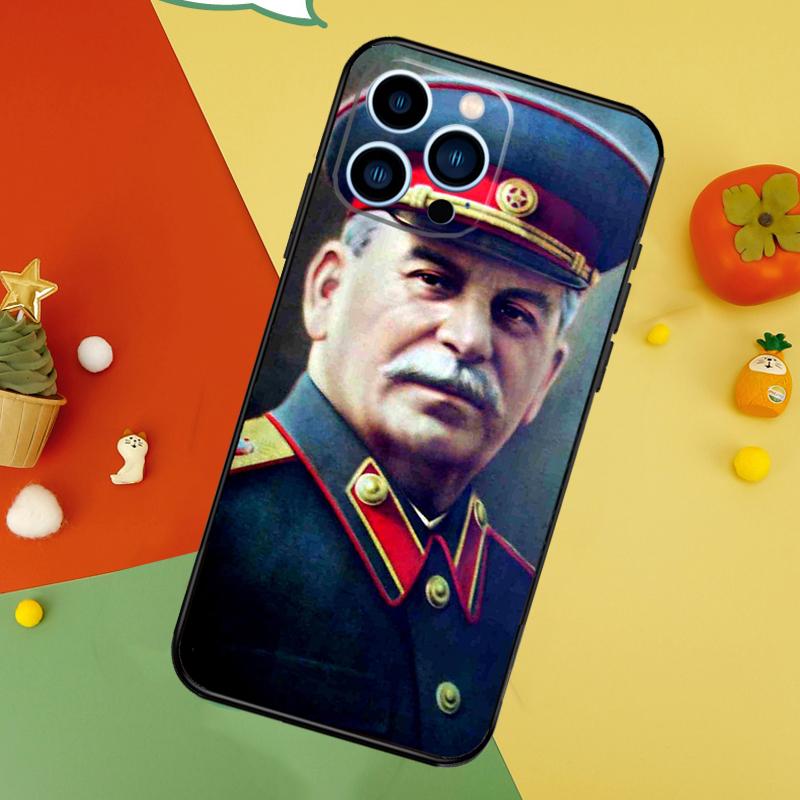 USSR Joseph Stalin Phone Case For iPhone 17 Pro Max 16 15 13 12 11 14 Pro Max Plus 12 13 Mini 16e 17 Air Cover