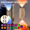 Motion Sensor Smart Light,Rechargeable LED Night Light,3 Light Modes Indoor Light,Magnetic Stair Light