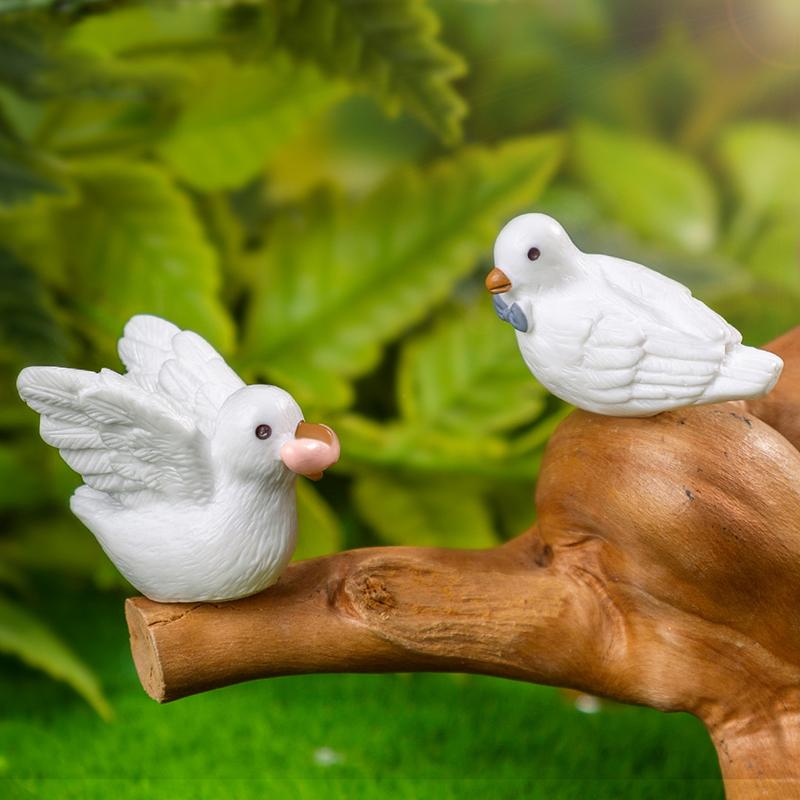 Милый мультфильм маленькая птичка микро ландшафт украшения креативные DIY украшения для дома аксессуары кавайные настольные украшения подарки