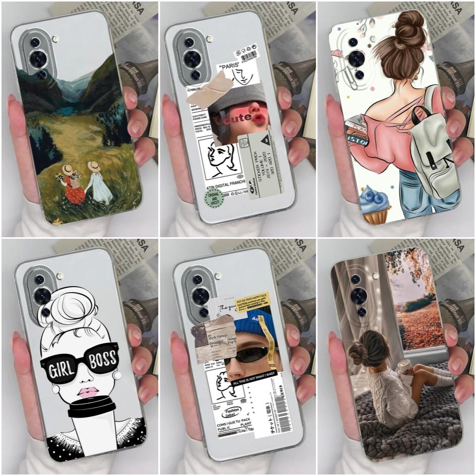 Для Huawei Nova 10 2 3 4 5 6 7 8 9 Pro SE Y70 90 чехол модный мягкий силиконовый чехол для мальчиков и девочек прозрачный матовый противоударный чехол для Huawei бампер
