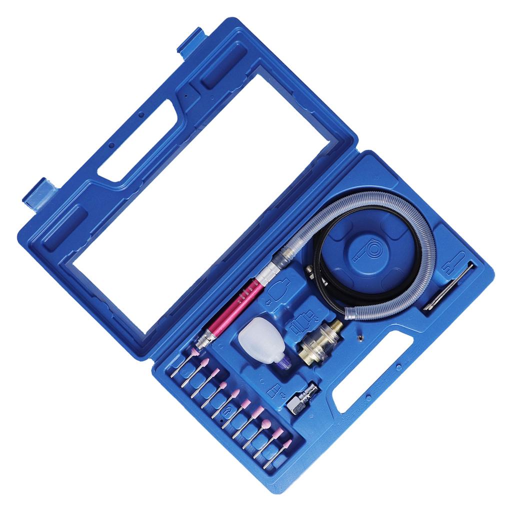 17Pcs Air Micro Grinder Kit Light Mini Pencil Polishing Tool for Jewelry Cleaning