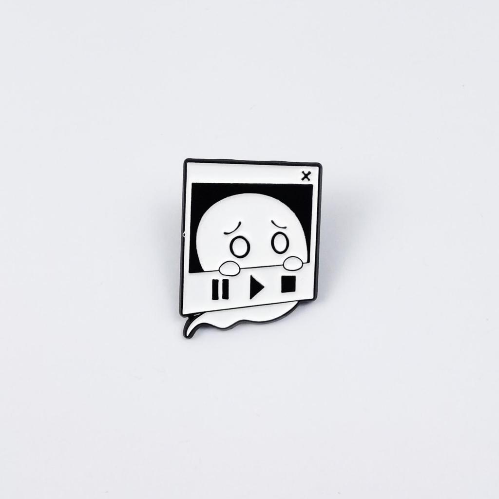 European & American Halloween Cartoon Monster Brooch Set – Creative Ghost Badge for Clothing & Hat Decoration