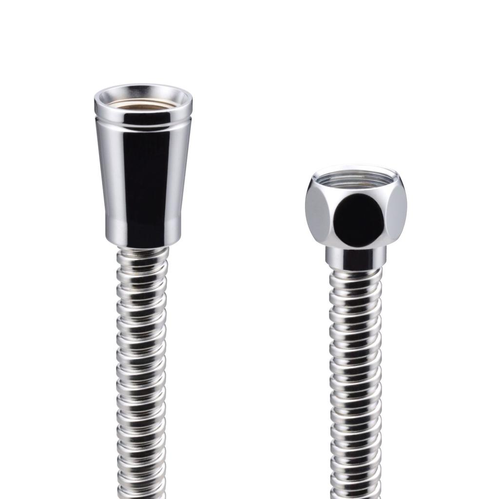 Gaona Korekamo Replacement Metal Shower Spiral with Compatible with Most Hose, 2.0m (Flexible Adapter, Manufacturers) GA-FF017