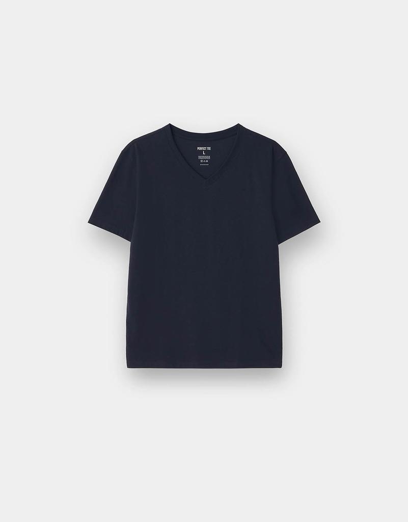 GIORDANO Базовая футболка с V-образным вырезом и короткими рукавами 026541 [5Цветов] (Тип B)