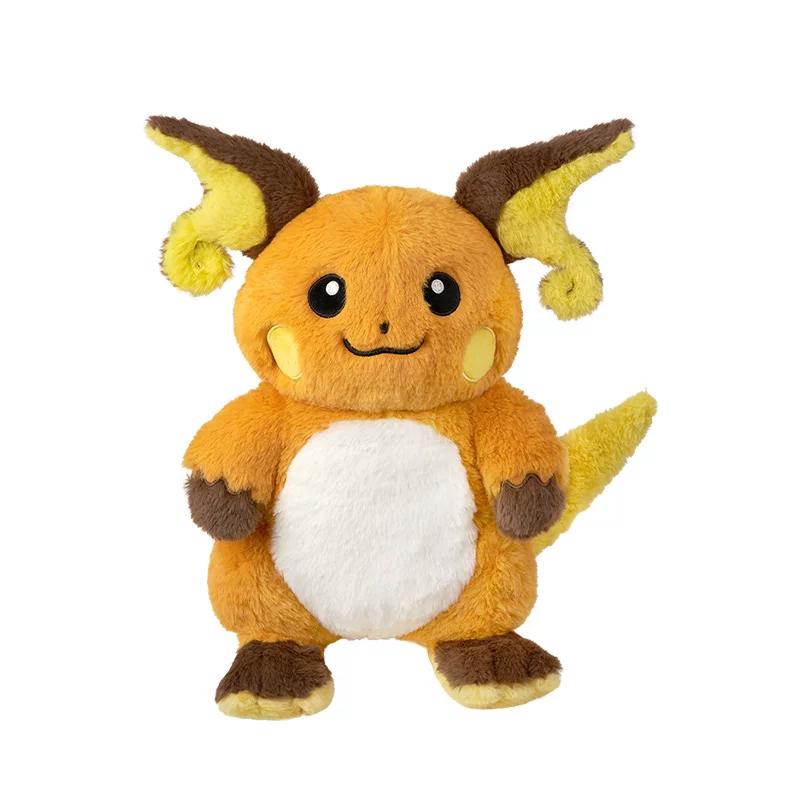 New Genuine Pkm Plush Toy Stuffed Animal Warm Companion Series Charmander Squirtle Raichu Growlithe Soft Pillow Anime Gift
