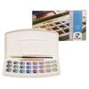Set Watercolor Van Gogh - Plastic Box 24 Half Pans - Multicolor - Blue