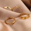 10 шт. Основы колец из нержавеющей стали Открытые регулируемые кольца для пальцев Заготовки для изготовления украшений своими руками для мастеров Подарок ручной работы